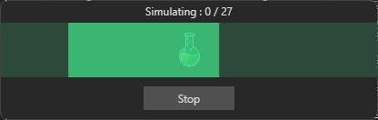 Simulation running